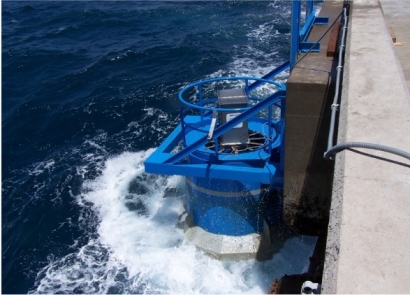 Prueba piloto para generar energía renovable a partir del agua del mar