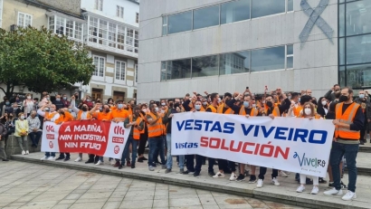 La Xunta y los trabajadores de Vestas acuerdan crear una mesa para identificar soluciones que eviten el cierre de la factoría de Viveiro