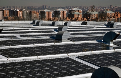 La fábrica Stellantis Citroën de Villaverde inaugura la mayor cubierta solar fotovoltaica de Madrid