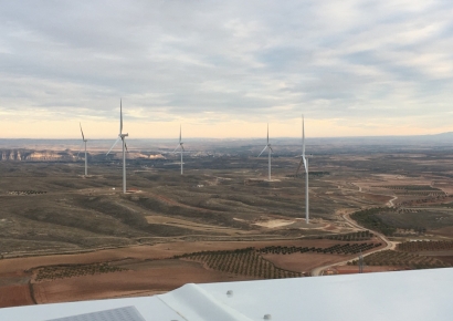 VME pone en marcha otros dos parques eólicos en Zaragoza