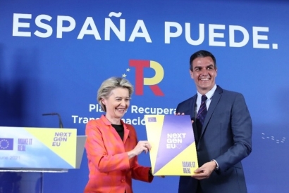 Von der Leyen: "¡enhorabuena a España!" y 12.000 millones de euros