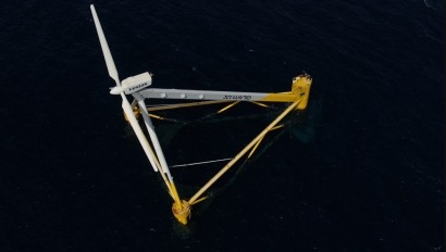 La primera plataforma eólica flotante TLP del mundo comienza a inyectar electricidad en Canarias