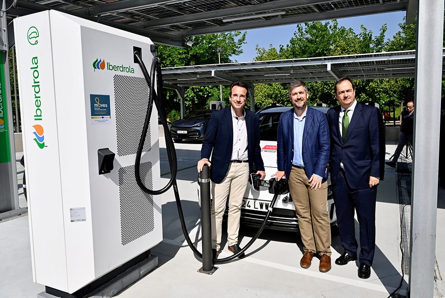 Abre la electrolinera de carga rápida más grande de Madrid