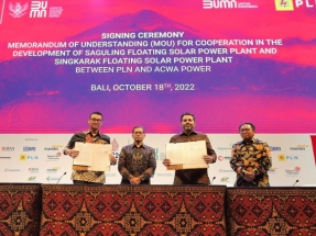 ACWA Power set to enter Indonesia with two floating solar PV projects 