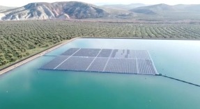 Una planta fotovoltaica flotante se convierte en el mayor autoconsumo de Andalucía