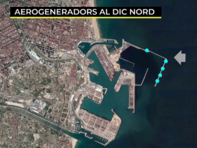 Sale a licitación el anteproyecto para instalar eólica en el Puerto de Valencia