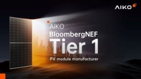El fabricante de módulos solares Aiko entra en la Lista Tier 1 de BloombergNEF