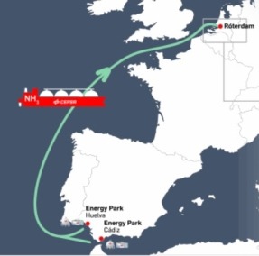 El primer corredor marítimo de hidrógeno verde conectará los puertos de Algeciras y Rotterdam