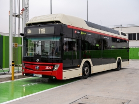 Llega a Barcelona el primer autobús con pila de hidrógeno