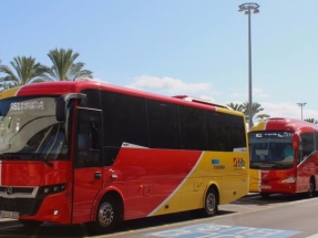 Baleares financia con el impuesto del turismo sostenible las estaciones de recarga de autobuses eléctricos de las nuevas concesiones