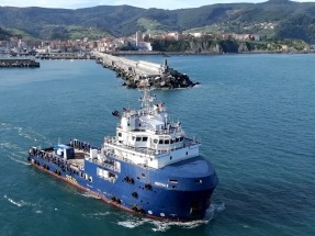  El primer buque que produce hidrógeno a bordo a partir de amoníaco, en el Golfo de Bizkaia 