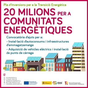 Baleares abre la primera línea de ayudas para comunidades energéticas dotada con 20 millones