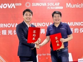 Sunova Solar amplía hasta 30 años la garantía de sus módulos fotovoltaicos