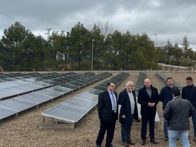 La Diputación de Jaén despliega placas solares en la potabilizadora de Las Copas