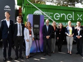 Enel X y SQM presentan en Chile el primer camión 100% eléctrico para la gran minería