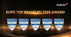 Aiko, elegida Top Brand PV 2025 en los principales mercados solares de Europa
