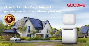 GoodWe anuncia una ampliación gratuita de 10 años de garantía para inversores híbridos y baterías