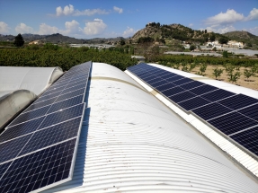 Sunterra instala paneles fotovoltaicos con almacenamiento sobre invernaderos