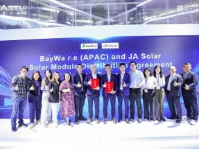 JA Solar and BayWa r.e. Sign Strategic Solar Module Distribution Agreement