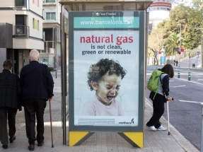 Ecologistas de toda Europa denuncian las “campañas de desinformación” con las que compañías como Iberdrola, Repsol y Naturgy venden gas natural