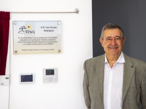 El Ministerio de Ciencia e Innovación dedica un edificio en la Plataforma Solar de Almería al doctor Luis Crespo