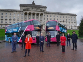 Three Hydrogen Buses Entering Service in NI Welcomed
