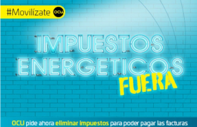 La OCU pide la suspensión inmediata y temporal de todos los impuestos de la energía