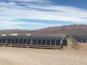 Innergex anuncia la adquisición de un parque solar de 50,6 MW en Chile