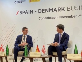 Felipe de Borbón y Federico de Laborde inauguran el encuentro España Dinamarca con el hidrógeno en la agenda