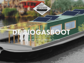 Un barco de biogás para el Ámsterdam más ecológico