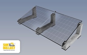 No-Flex: la solución Sun Ballast para paneles grandes