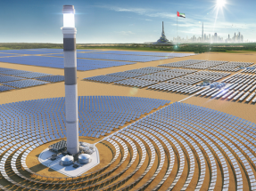 La torre más alta del mundo en una central solar ya está terminada