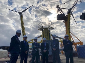 Canarias presenta la primera plataforma eólica flotante de dos turbinas made in Spain