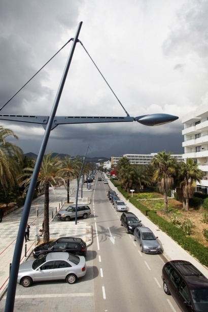 La ciudad de Ibiza instala en sus calles 2.500 bombillas de bajo consumo