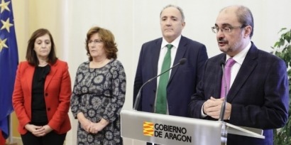 Aragón también firma con Iberdrola un convenio "para la protección de las personas en riesgo de urgencia social"