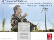 Saft Baterías convoca los Premios a la Innovación en Eficiencia y Almacenamiento Energético