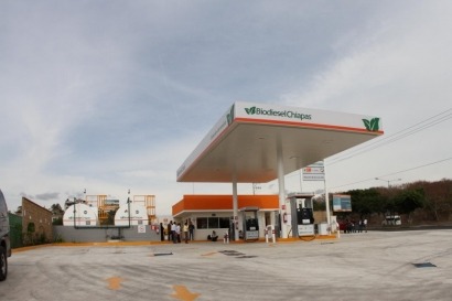 Chiapas: Inauguran la primera surtidora de biodiésel del país