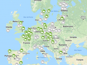 El mapa de las 117 plantas de bioetanol de la Unión Europea y Reino Unido