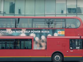 Los posos de café mueven a los famosos autobuses rojos de Londres