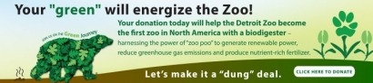El zoo de Detroit también quiere biogás de caca animal