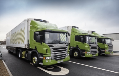 Una flota de 500 camiones con biometano para el suministro de supermercados británicos