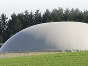 Una planta de residuos orgánicos para crear biogás