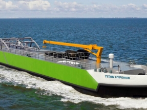 Barcazas con biometano para el abastecimiento de gas a otros barcos