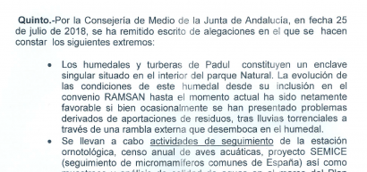 Bochornoso archivo de un caso de impacto sobre aves amenazadas para producir pélets