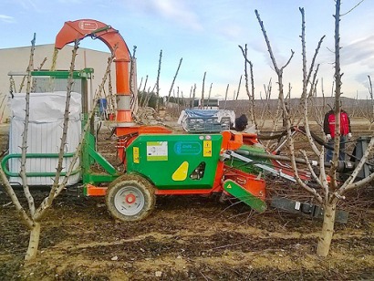 Restos de podas agrícolas para producir energía