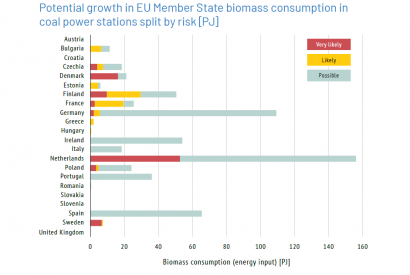 La posible, pero improbable, conversión de 67 centrales de carbón en biomasa en Europa