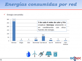 Tres de cada cuatro redes de climatización en España utilizan biomasa