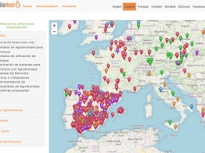 Mapa para saber quién produce, consume y distribuye agrobiomasas en Europa