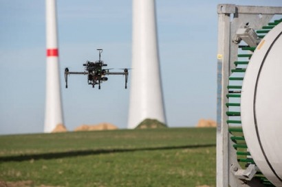 Drones de Lufthansa para vigilar las turbinas eólicas de Nordex 