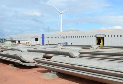 Acciona crea 400 empleos en una fábrica de torres para aerogeneradores en Brasil